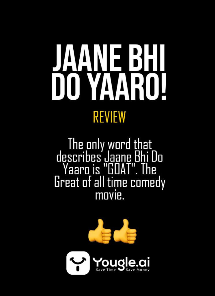 Jaane Bhi Do Yaaron Review