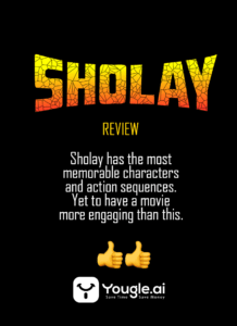 Sholay Movie Review